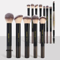 Foundation Concealer Makeup Brush Set Black