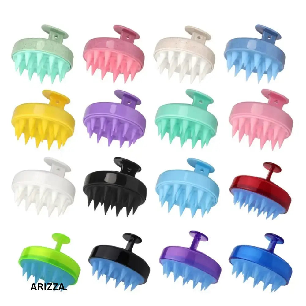Head Scalp Silicone Brush Massage Comb