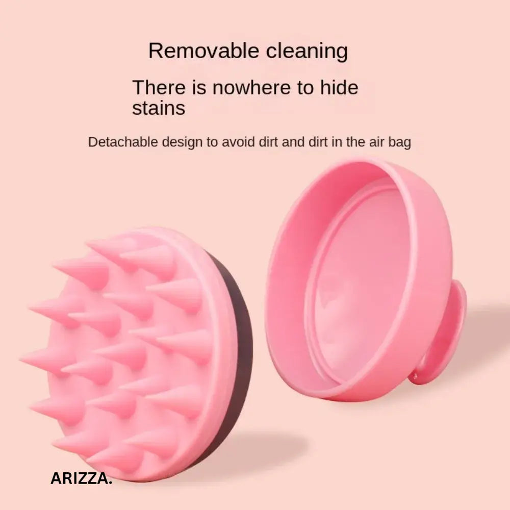 Head Scalp Silicone Brush Massage Comb