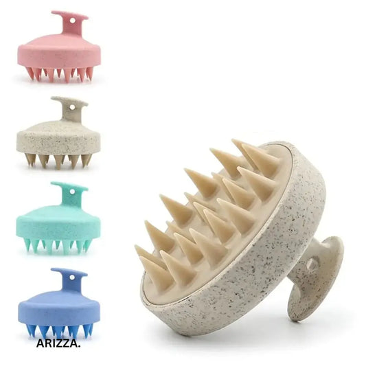 Head Scalp Silicone Brush Massage Comb