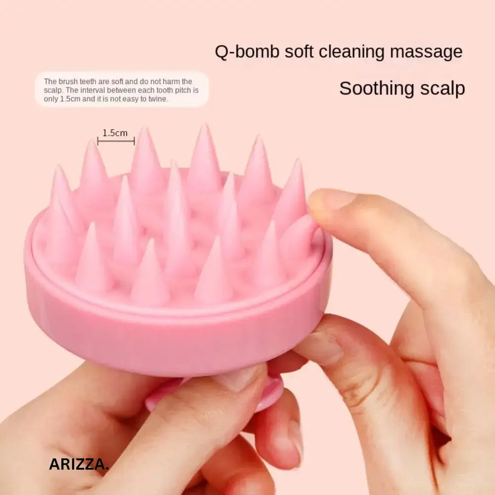 Head Scalp Silicone Brush Massage Comb