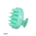 Head Scalp Silicone Brush Massage Comb light green
