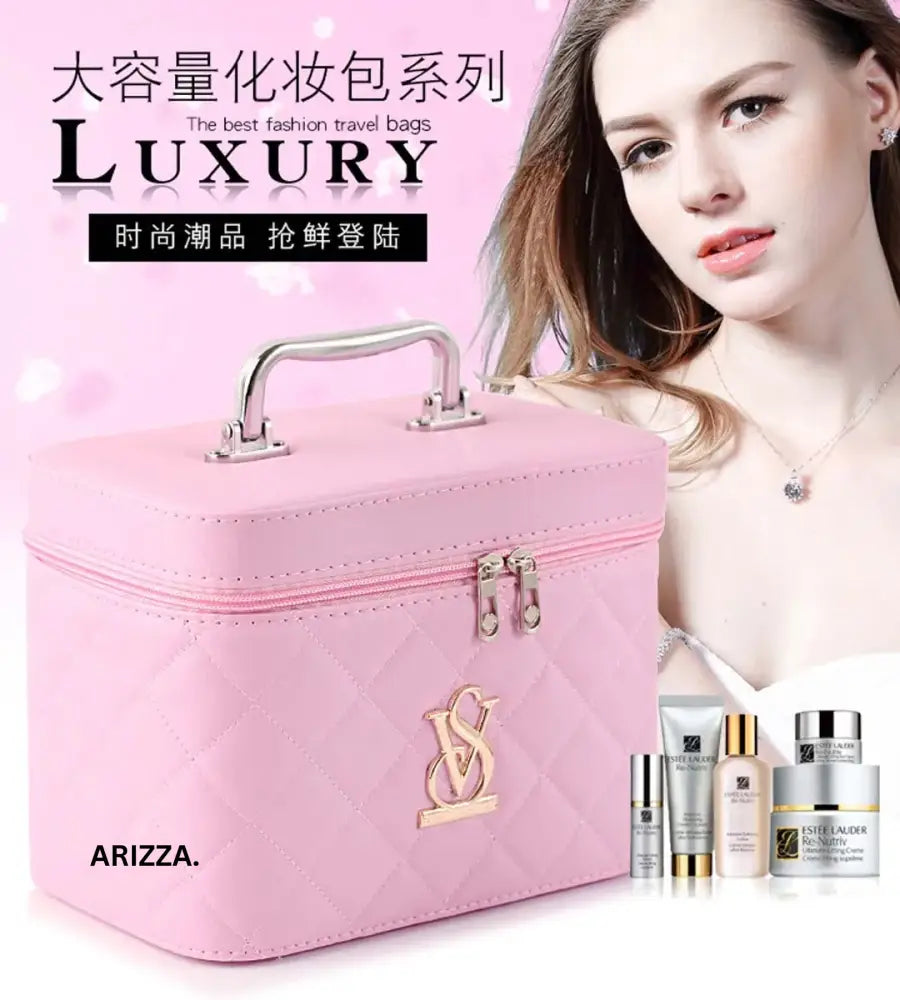 Large Capacity Portable Makeup Bag