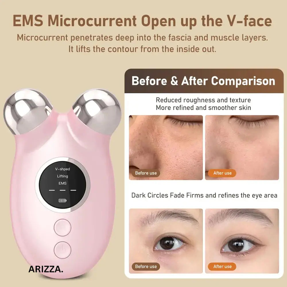 Microcurrent Anti-Wrinkle Facial Massager