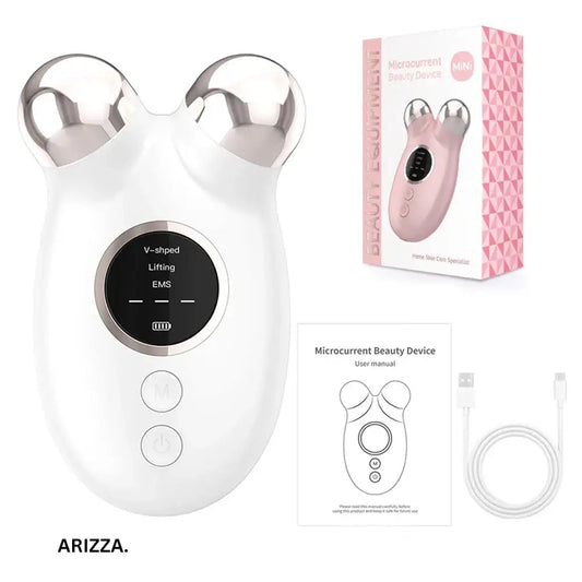Microcurrent Anti-Wrinkle Facial Massager white