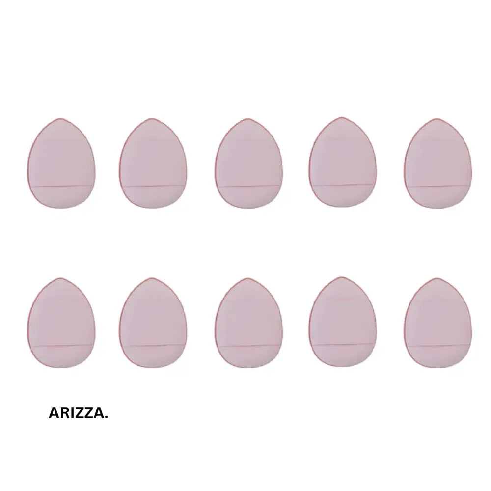 Mini Finger Puff Foundation Air Cushion Sponge 10 pink in bag