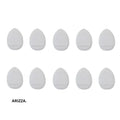 Mini Finger Puff Foundation Air Cushion Sponge 10 white in bag