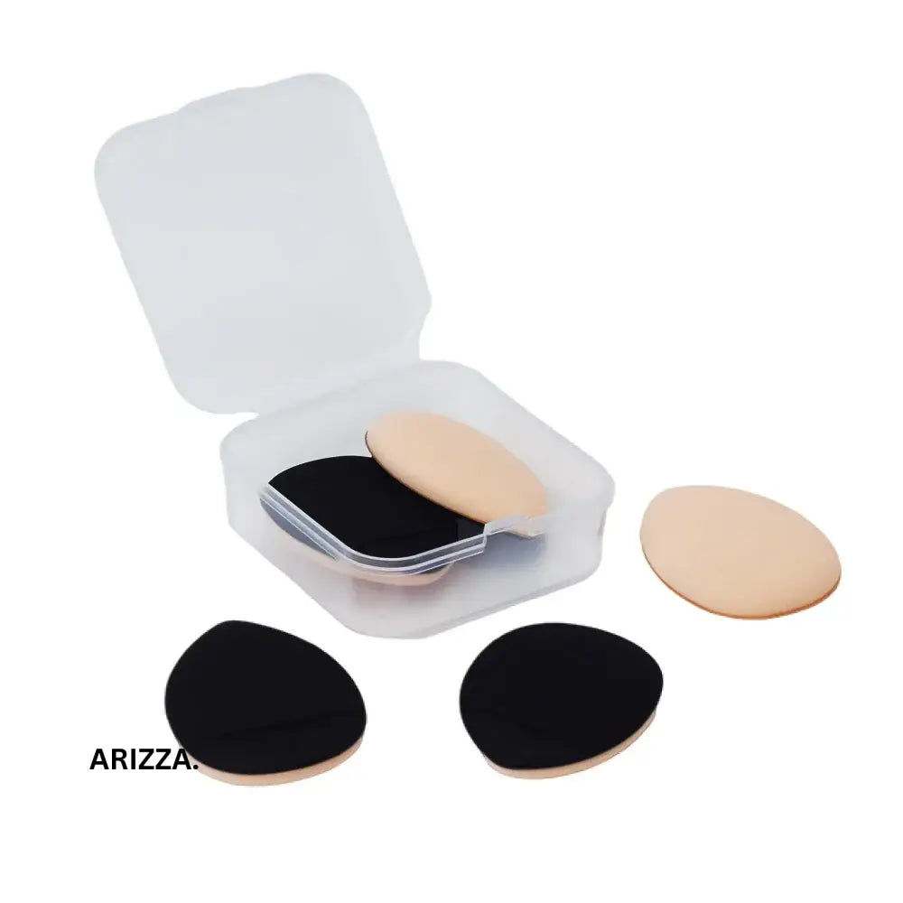Mini Finger Puff Foundation Air Cushion Sponge 5 black in case