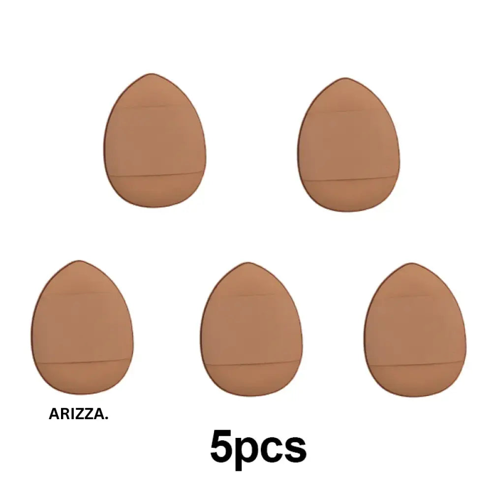 Mini Finger Puff Foundation Air Cushion Sponge 5 brown in bag