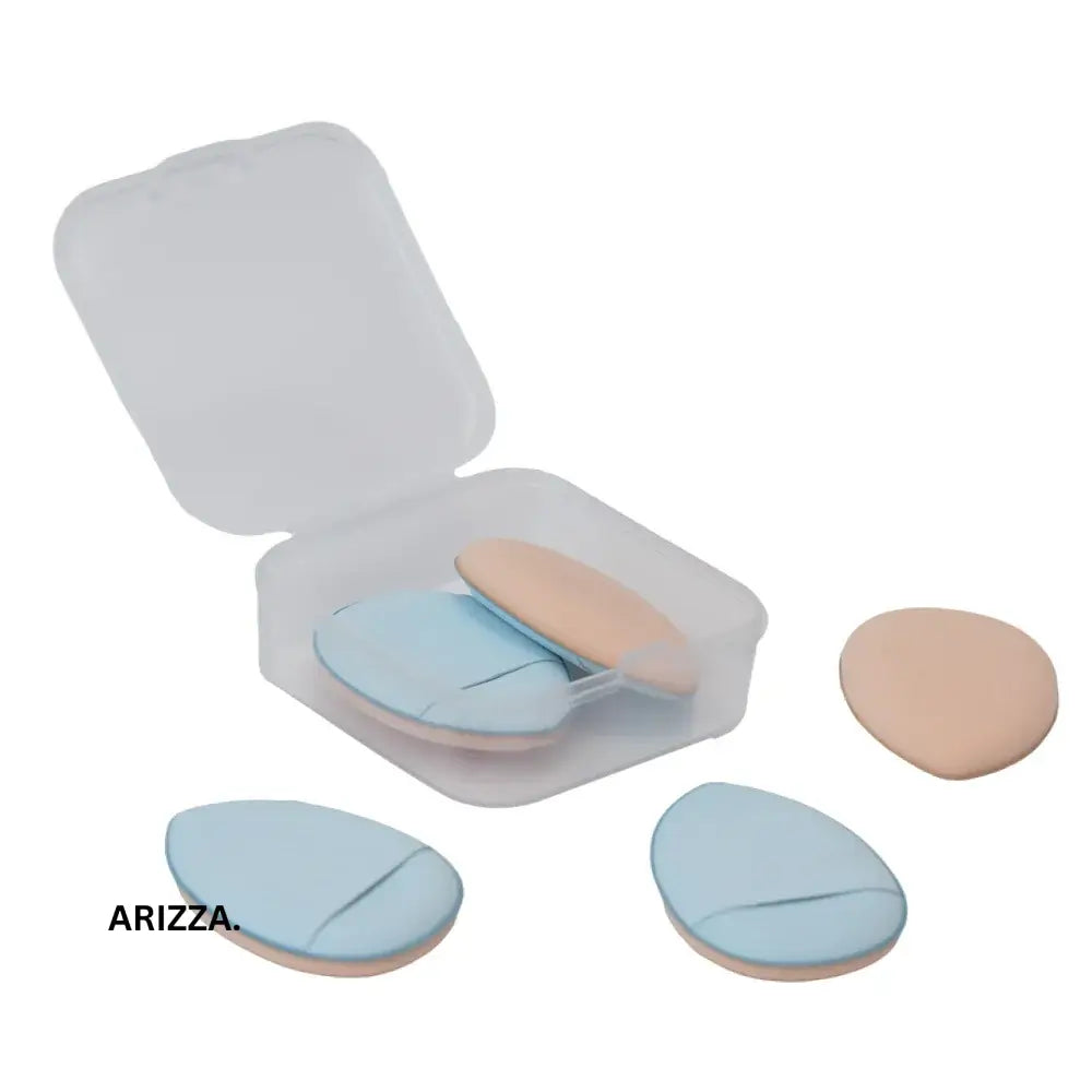 Mini Finger Puff Foundation Air Cushion Sponge 5 mint in case