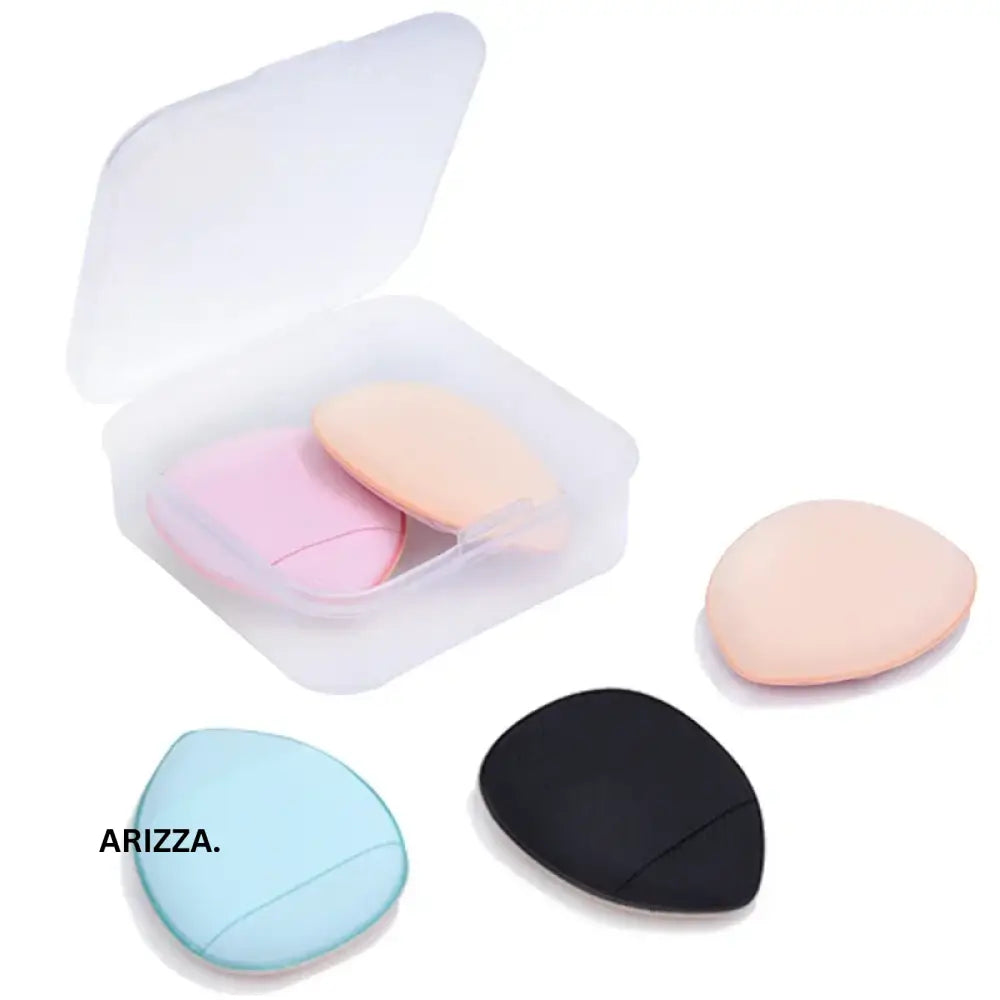 Mini Finger Puff Foundation Air Cushion Sponge 5 mix in case
