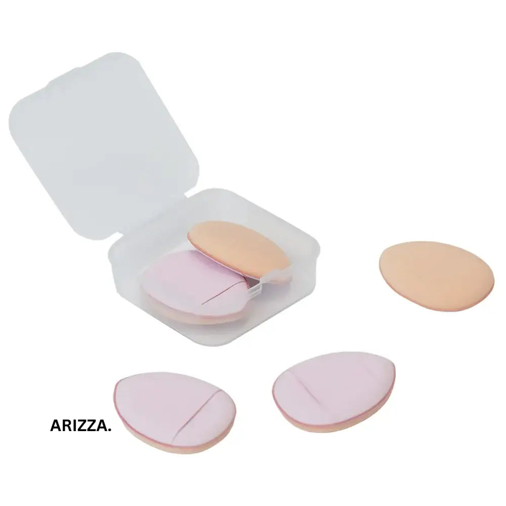 Mini Finger Puff Foundation Air Cushion Sponge 5 pink in case