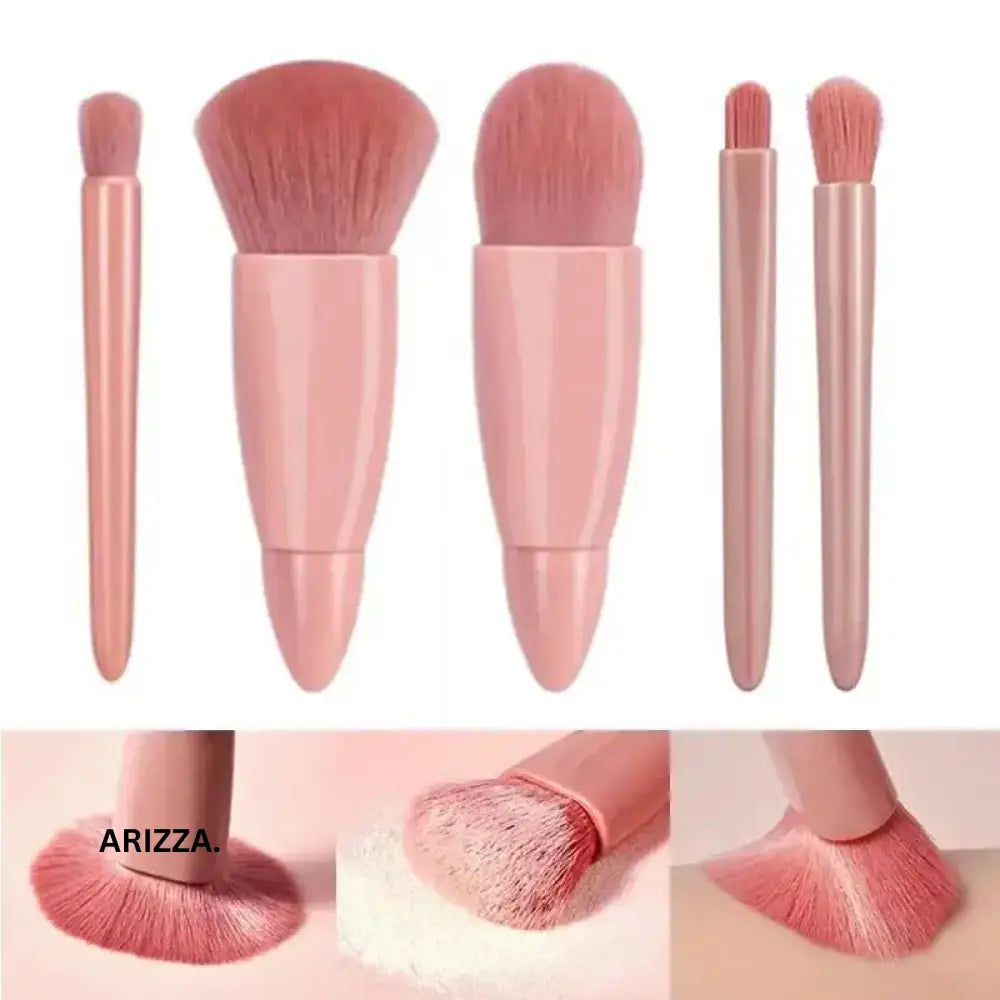 Mini Mirror Perfe Makeup Brushes Set