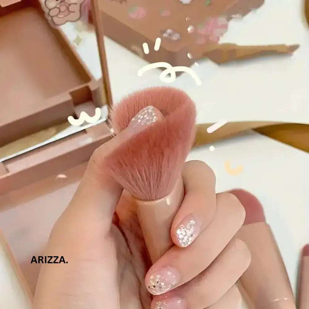Mini Mirror Perfe Makeup Brushes Set
