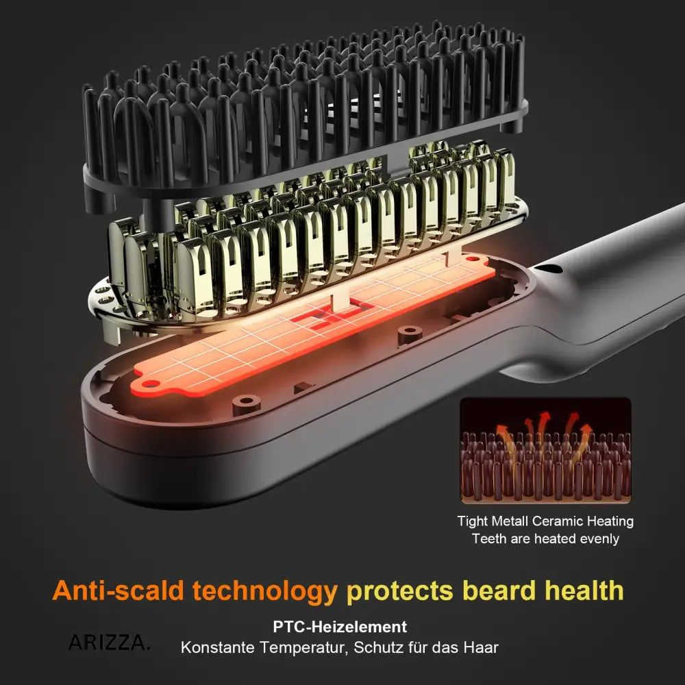 Multifunctional Straightener Ceramic Hot Comb EU / EU