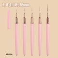 Multiple Types Ultra-fine Nail Art Brushes 5pcs set