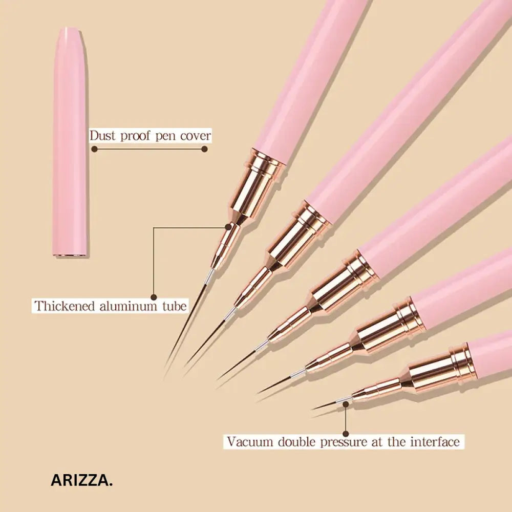 Multiple Types Ultra-fine Nail Art Brushes 5pcs set