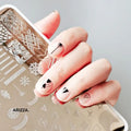 Nail Stamping Plates Flower Art Template