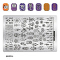 Nail Stamping Plates Flower Art Template PLUS1