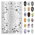 Nail Stamping Plates Flower Art Template PLUS12