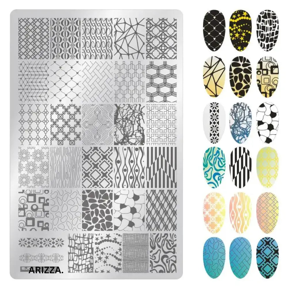 Nail Stamping Plates Flower Art Template PLUS26