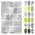 Nail Stamping Plates Flower Art Template PLUS28