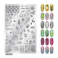 Nail Stamping Plates Flower Art Template PLUS30