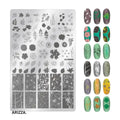 Nail Stamping Plates Flower Art Template PLUS32