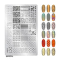 Nail Stamping Plates Flower Art Template PLUS33