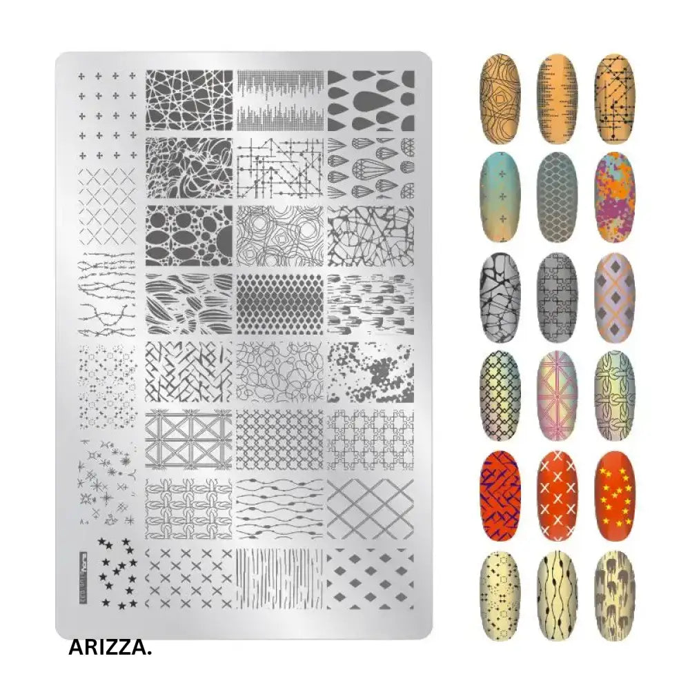 Nail Stamping Plates Flower Art Template PLUS33