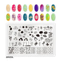 Nail Stamping Plates Flower Art Template PLUS46