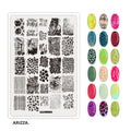 Nail Stamping Plates Flower Art Template PLUS60