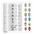 Nail Stamping Plates Flower Art Template PLUS7