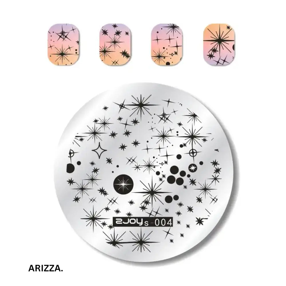 Nail Stamping Plates Flower Art Template ZJOYS04
