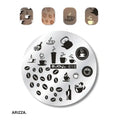 Nail Stamping Plates Flower Art Template ZJOYS10