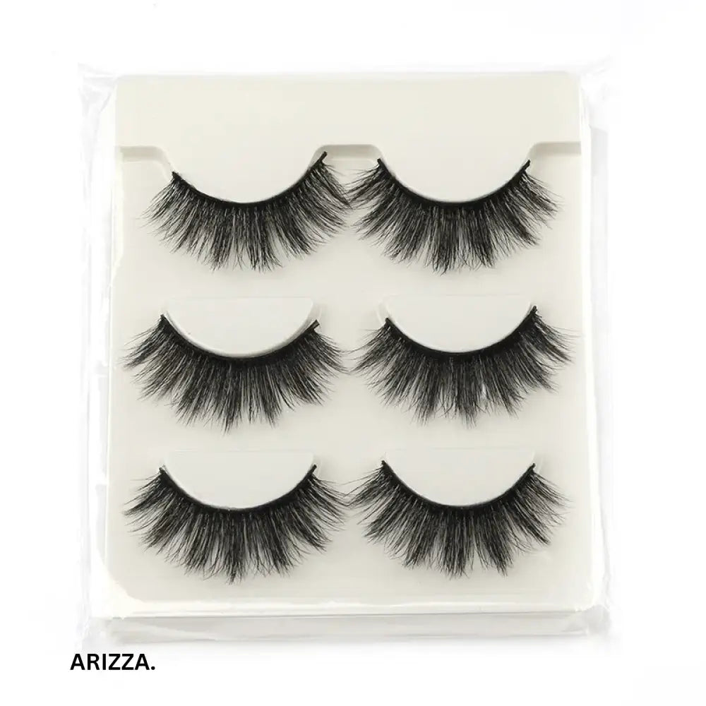 Natural Fluffy Lashes Tool Extension 3pairs-G301W
