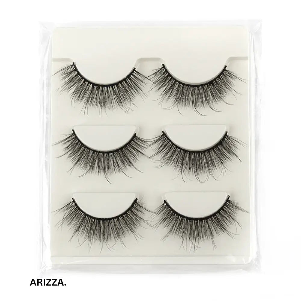 Natural Fluffy Lashes Tool Extension 3pairs-G305W
