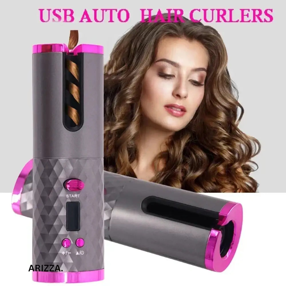 Portable Wireless Automatic Hair Styling Curler