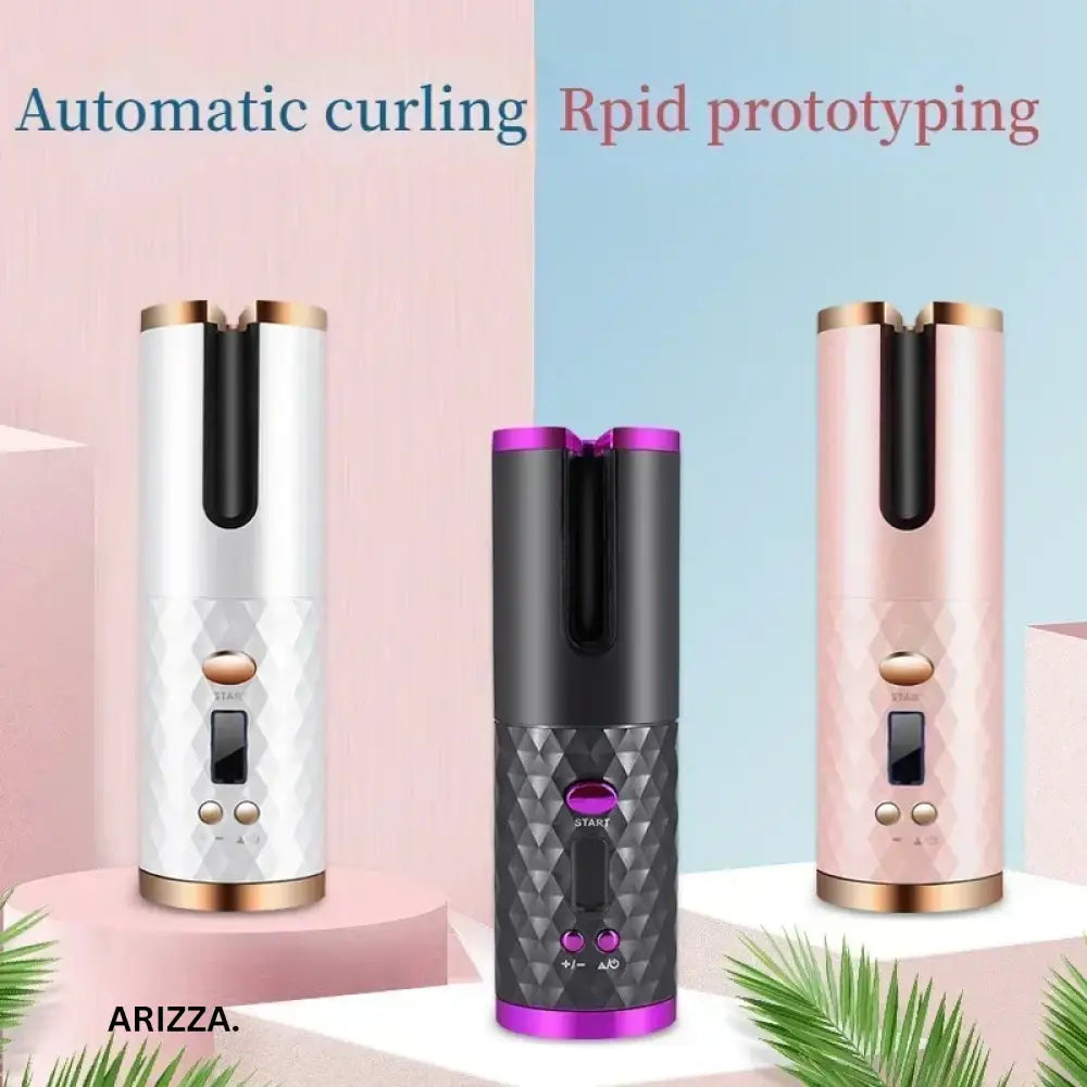 Portable Wireless Automatic Hair Styling Curler