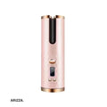Portable Wireless Automatic Hair Styling Curler Pink