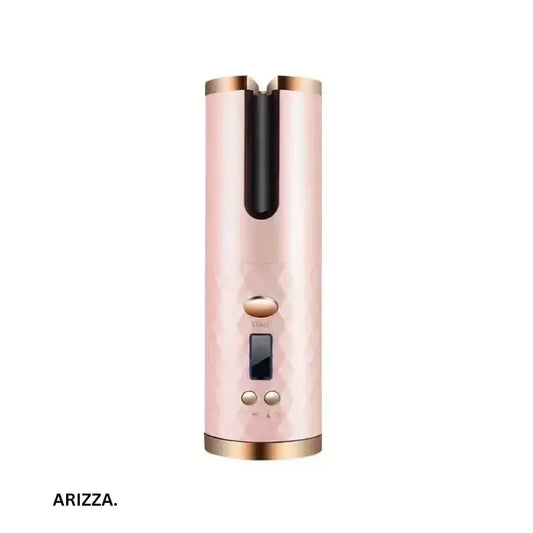 Portable Wireless Automatic Hair Styling Curler Pink