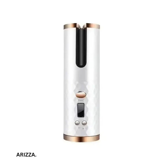 Portable Wireless Automatic Hair Styling Curler White
