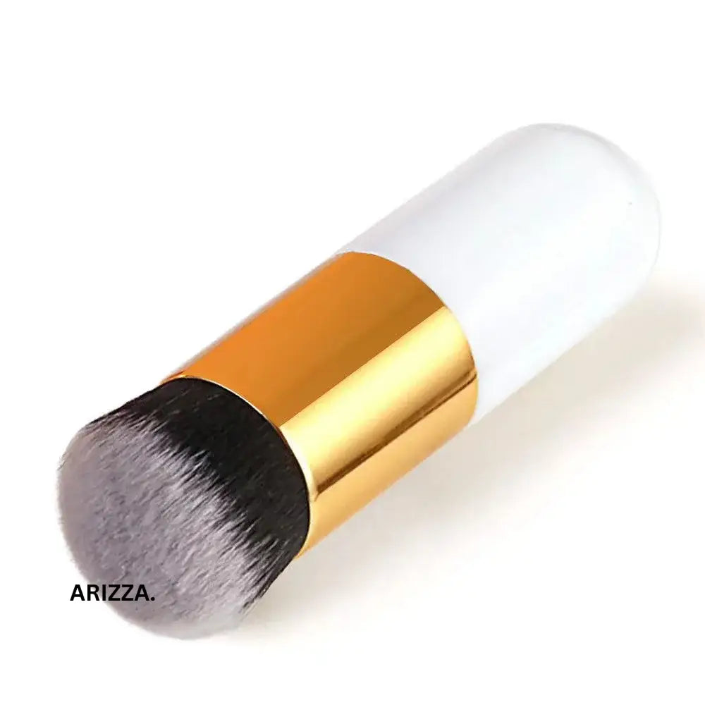 Professional Flat Cream Makeup Brushes white