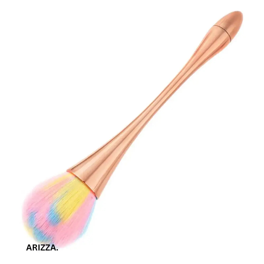 Professional Nail Dust Cleaning Brush Pink Colorful