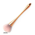 Professional Nail Dust Cleaning Brush Pink Gold