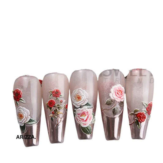 Self-Adhesive 5D Embossed Nail Sticker