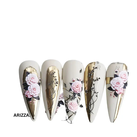 Self-Adhesive 5D Embossed Nail Sticker