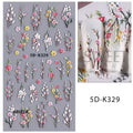 Self-Adhesive 5D Embossed Nail Sticker 5D-K329