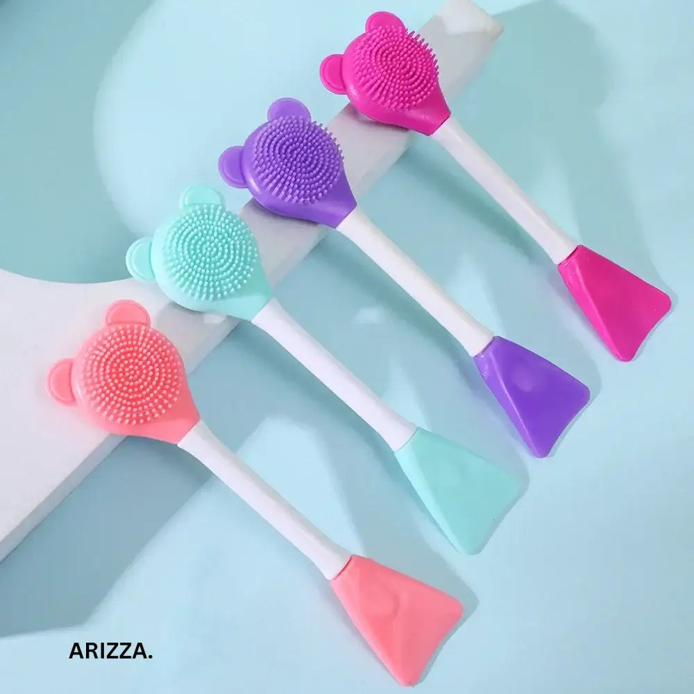 Silicone Double Head Facial Mask Brush
