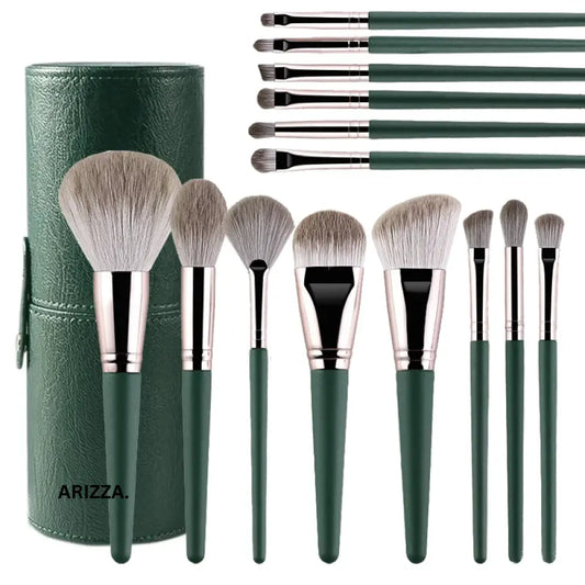Soft Fluffy Makeup Brushes 14pcs brush bucket